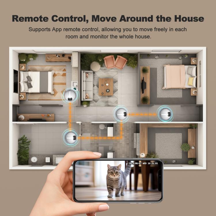 SriHome DH013 4MP Smart Pet Robot Camera