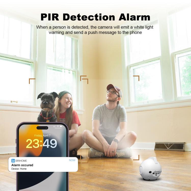 SriHome DH013 4MP Smart Pet Robot Camera