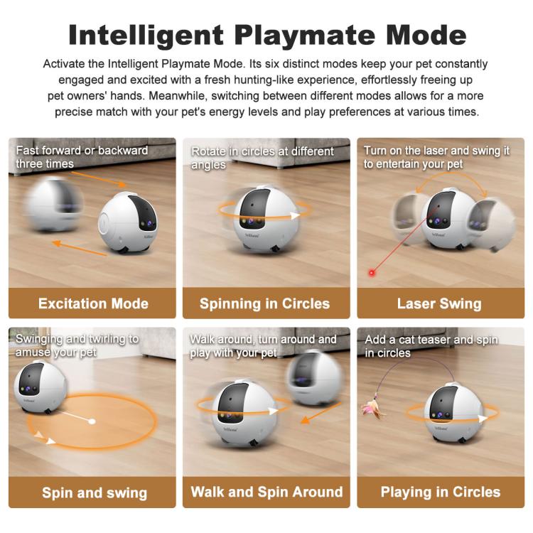 SriHome DH013 4MP Smart Pet Robot Camera