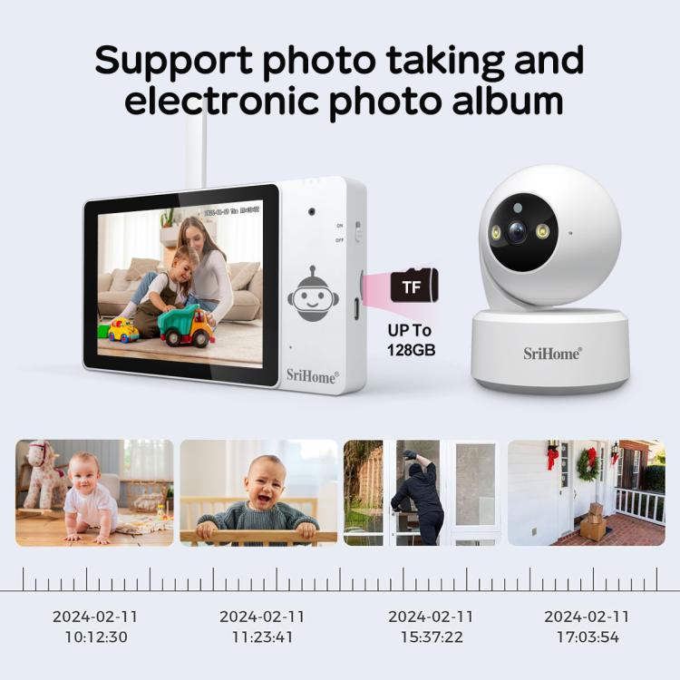 SriHome DH050-SH064 5 inch Baby Monitor Care Camera Kit