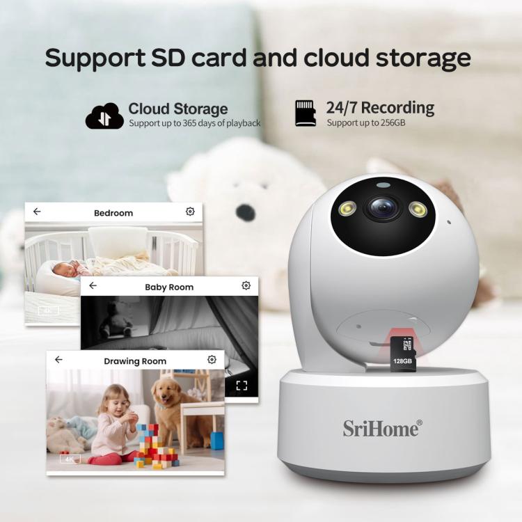 SriHome DH050-SH064 5 inch Baby Monitor Care Camera Kit