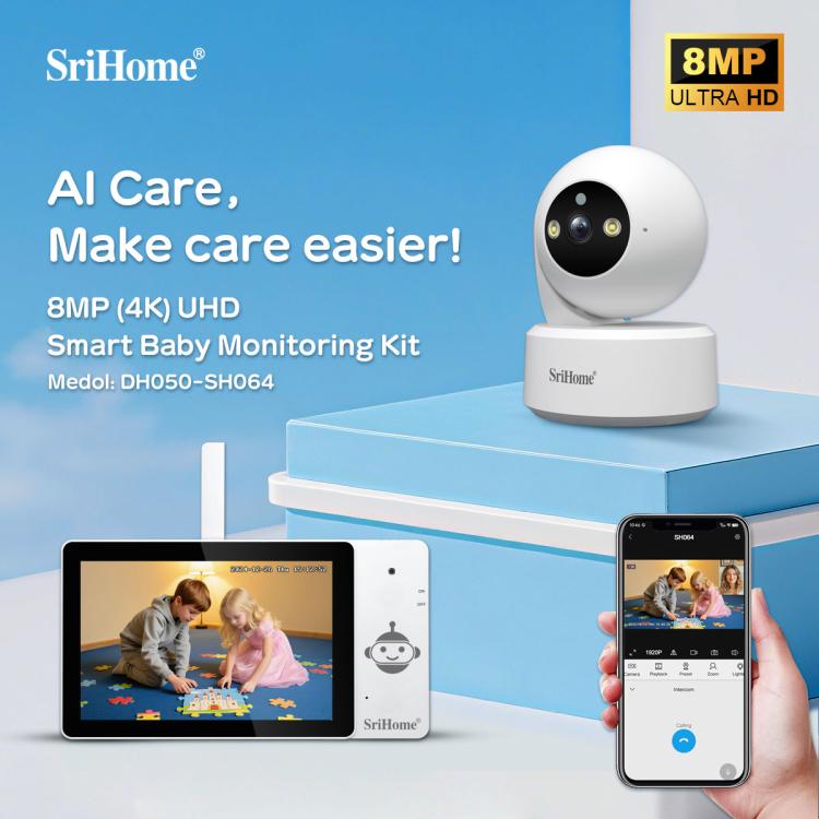 SriHome DH050-SH064 5 inch Baby Monitor Care Camera Kit