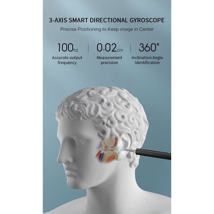 Bebird C3 Pro 2.4G 3.5mm Wireless Wifi High-definition Visual Ear Spoon 3 Million Pixels Out Ear Visual Ear Spoon