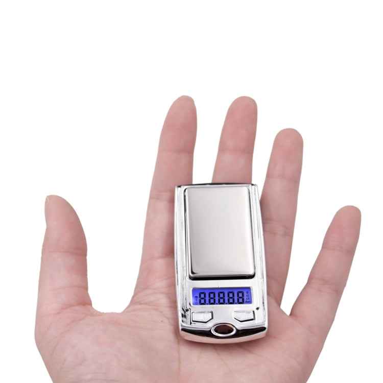 ATP136 Portable Car Keys Shape Mini High Precision Electronic Diamond Gold Jewelry Scale  (0.01g~100g), Excluding Batteries