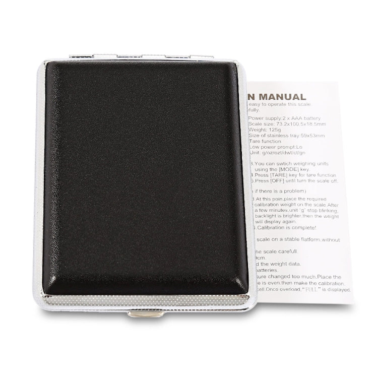 M-18 500g x 0.1g High Accuracy Digital Electronic Jewelry Scale Balance Device with 1.5 inch LCD Screen