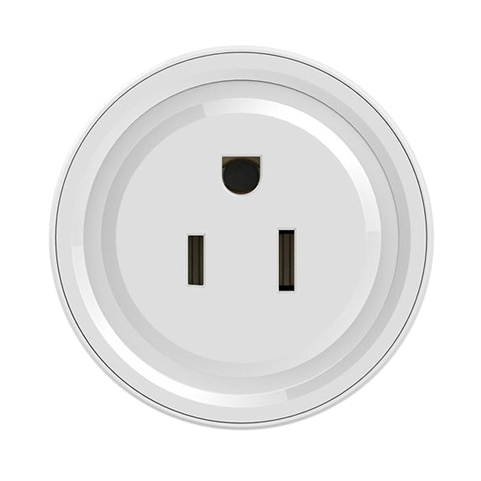 10A Smart WiFi Mini Plug APP Remote Control Timing Check Power Usage Smart Socket Works with Alexa & Google Home, AC 110V, US Plug