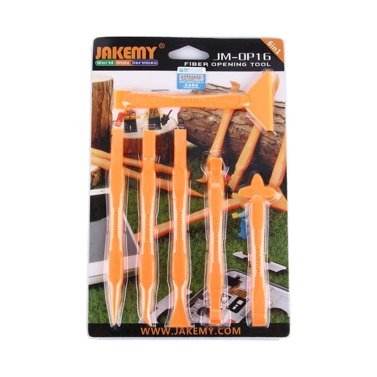 JAKEMY JM-OP16 6 in 1 Fiber Opening Tool Set