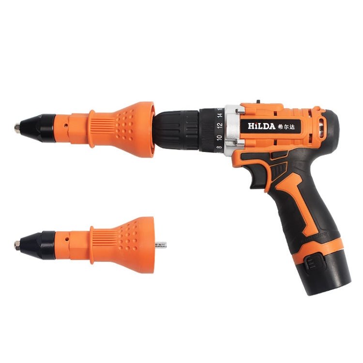 220V Electric Rivet Nut Gun Cordless Drill Riveting Adapter Tool