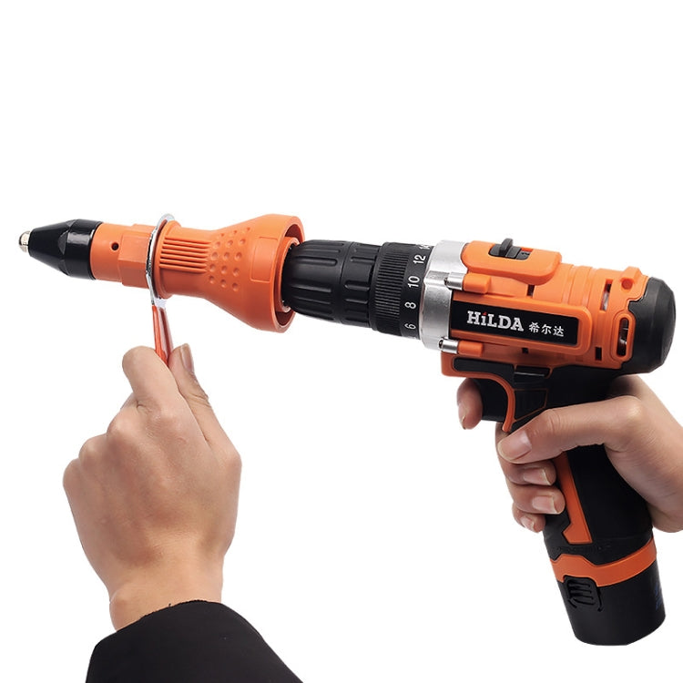 220V Electric Rivet Nut Gun Cordless Drill Riveting Adapter Tool