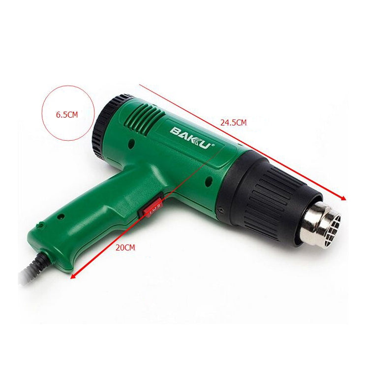 BAKU BK-8033 1600W 50Hz Hot Air Gun, AC 220V, EU Plug