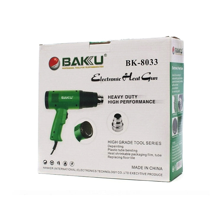 BAKU BK-8033 1600W 50Hz Hot Air Gun, AC 220V, EU Plug