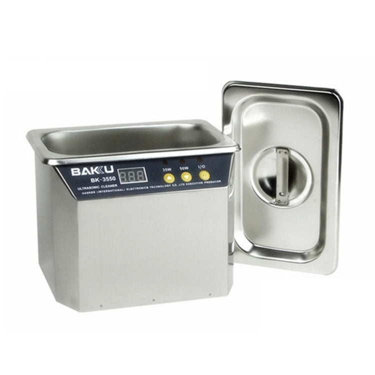 BAKU BK-3550 35W / 50W Adjustable 0.8L LCD Display Ultrasonic Cleaner, AC 220V, EU Plug