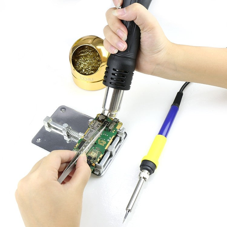 BAKU BK-878L2 AC 110V LED Display 2 in 1 Hot Air Gun Soldering Iron Soldering Station