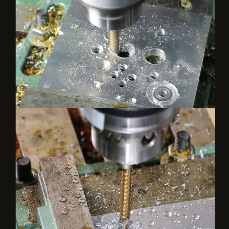 6 PCS/Set High Speed Steel Straight Shank Twist Drill Bit for Drilling Metal, Wood and Plastics