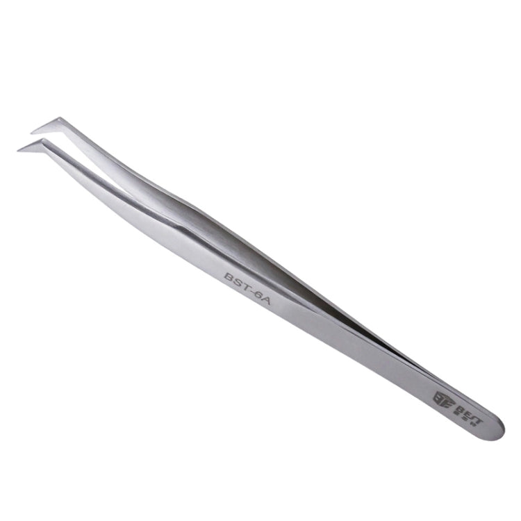 BEST BST-6A   Practical Stainless Steel Eyelash Extension Tweezers
