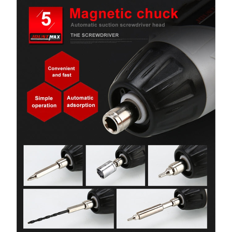 4.8V Multi-functional Household Electric Screwdriver Electric Drill Electric Screwdriver Set US Plug