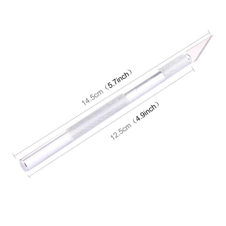 WLXY-9308 Metal Carving Knife Professional Mobile Phone Repair Tool with 6 Blades