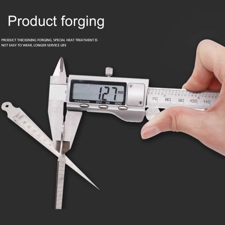 Wedge Feeler Gap 45-60mm Stainless Steel Ruler Inspection Taper Gauge Metric Measure Tool