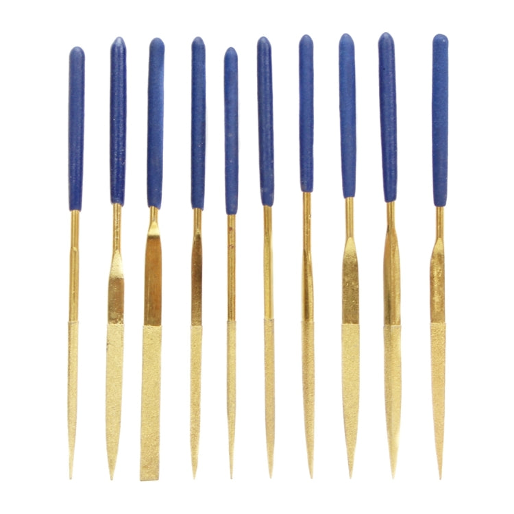 JF-170407 10 in 1 3x140mm Gold Plating Files Group Tool Set
