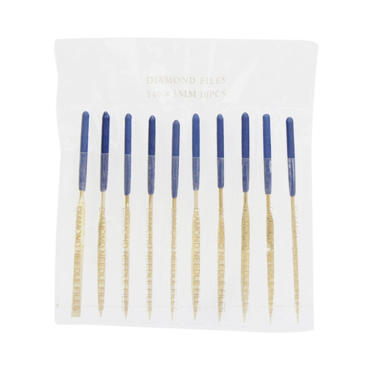 JF-170407 10 in 1 3x140mm Gold Plating Files Group Tool Set