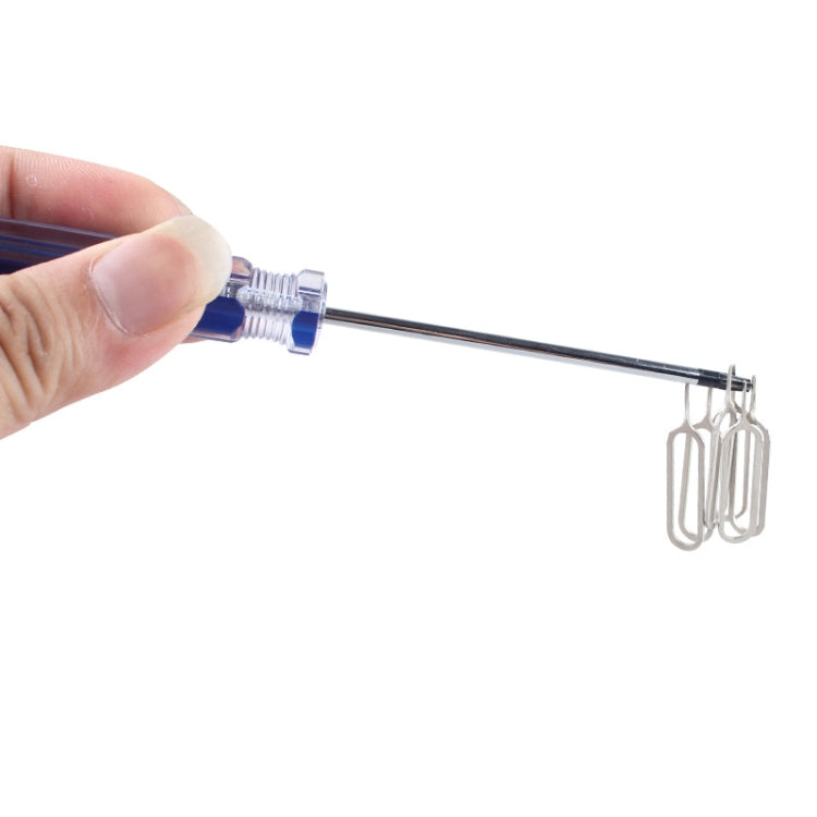 3pcs RZ-CT08 T8 Type Perforated Manual Plum Screwdriver, Random Color Delivery