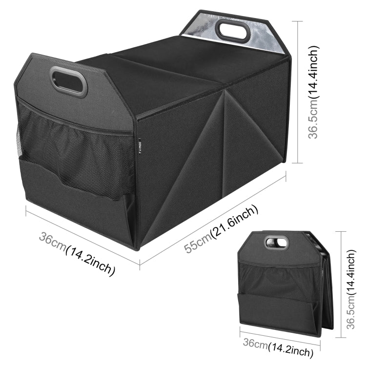 FunAdd Foldable Storage Fresh Box Vehicle Trunk Organizer Bag