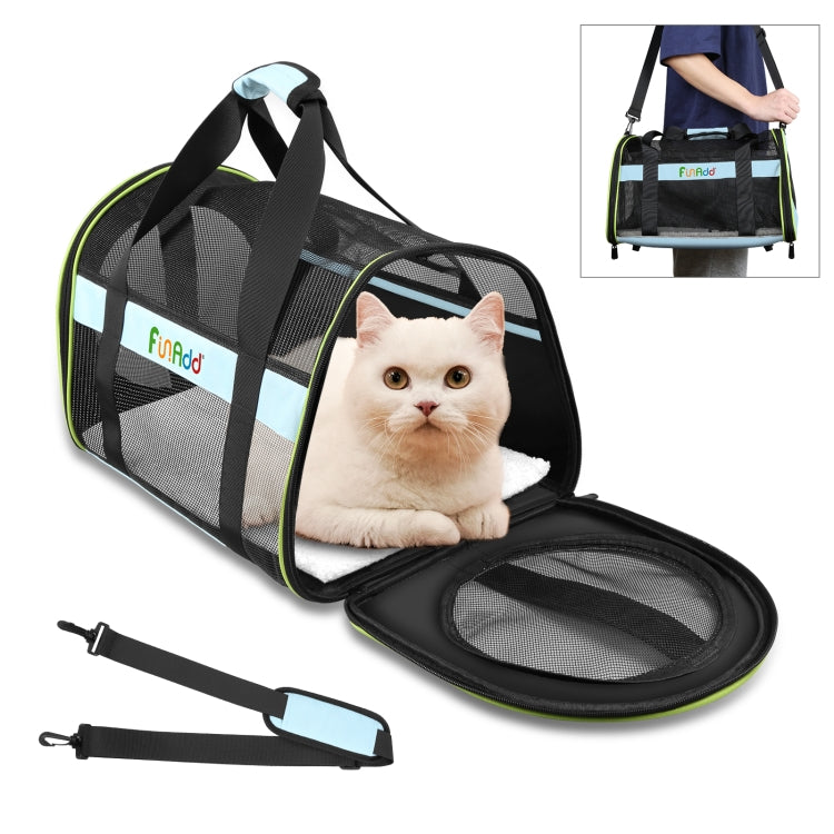 FUNADD Pet Travel Carrier Bag Shoulder Foldable Tote Bag