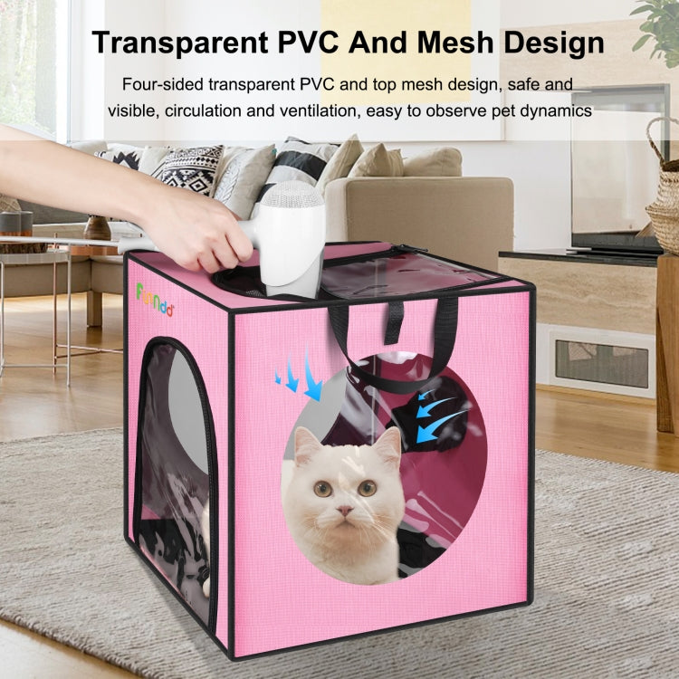 FUNADD Pet Bath Drying Box Portable Folding Dryer Cage, Suitable for Pets up to 5kg
