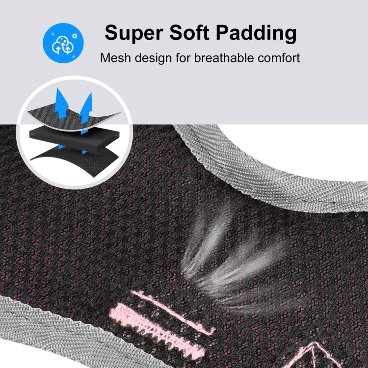 FunAdd Traction Rope Reflective Breathable Nylon Pet Vest Dog Harness, Size: S