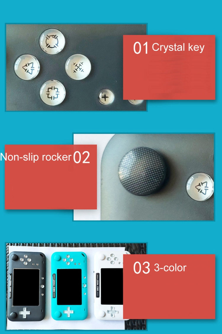 RS-52FC PSP 4.0 inch Pocket Console Handheld Game Player, Support 208 NES Classical Games