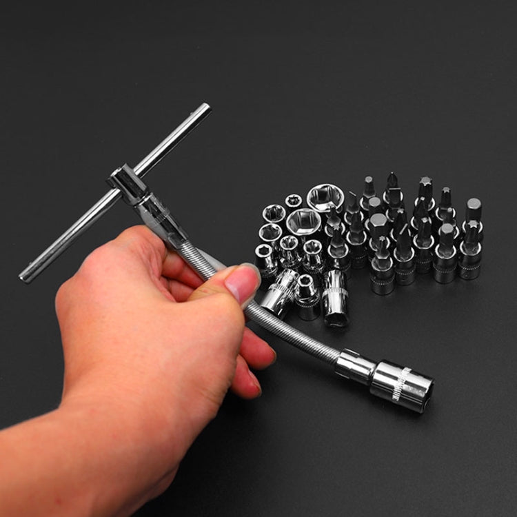 53 In 1 Multi-function Car Repair Combination Toolbox Ratchet Wrench Set