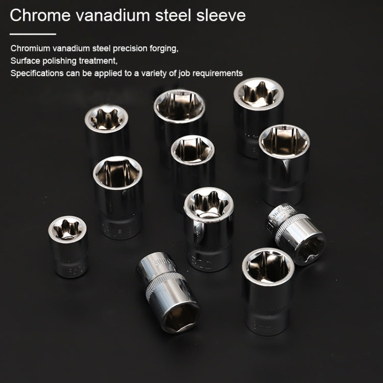 121 In 1 Multi-function Car Repair Combination Toolbox Ratchet Wrench Set