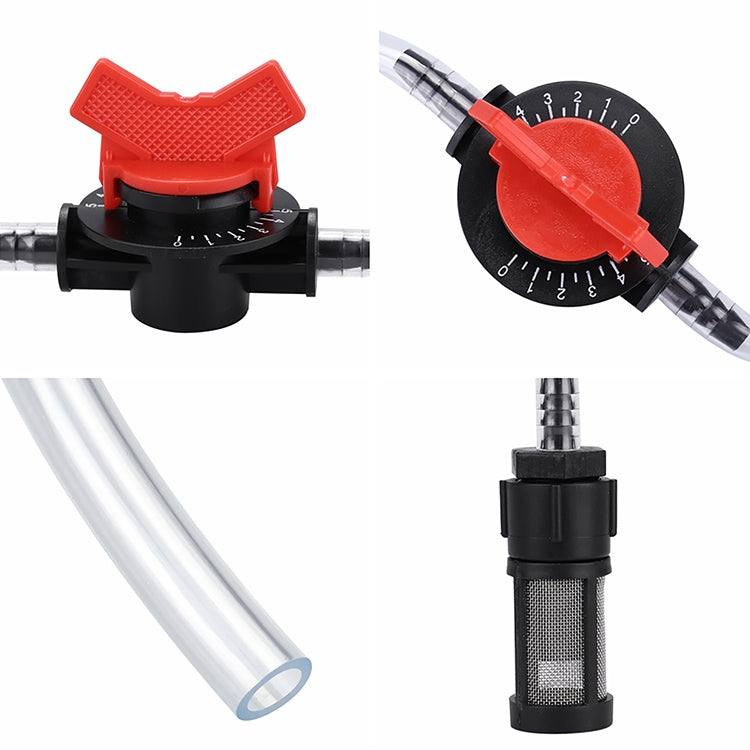 Venturi Fertilizer Applicator G1/2 Fertilizer and Filter Straw Kit with Four-point Connector