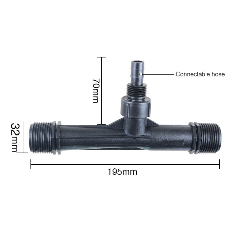 Venturi Fertilizer Applicator 1 inch Fertilizer and Filter Straw Kit with 1 Inch Connector Jet