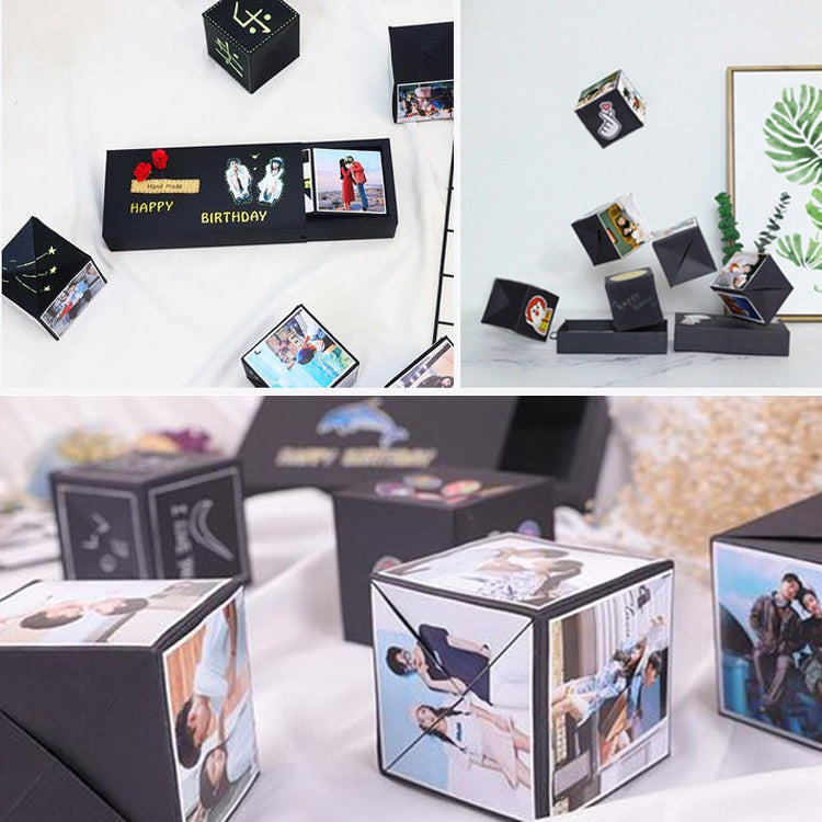 Creative DIY Handmade Photo Album Surprise Explosion Bouncing Gift Box, Basic Version