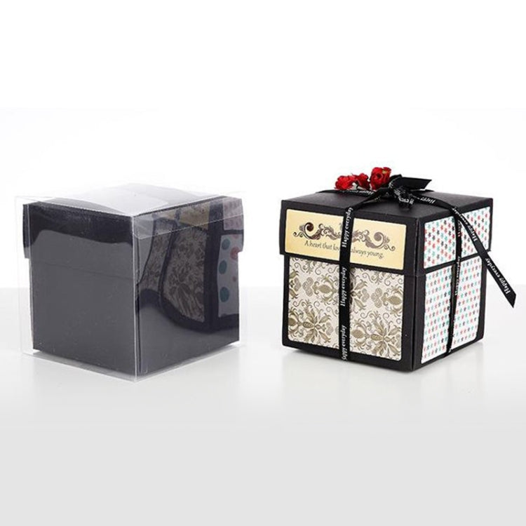 Creative DIY Handmade Photo Album Commemorative Book Surprise Explosion Gift Box, Finished + PVC Version