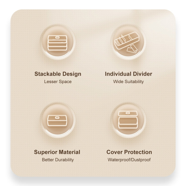 ORICO ORICO-CSB-18-WH-BP Cable Management Box Case