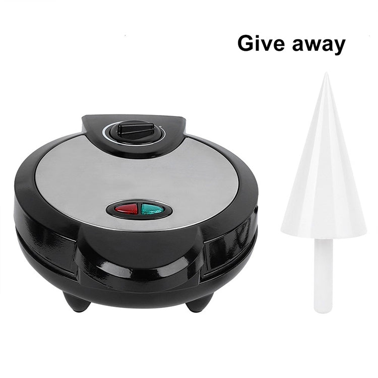 Electric Egg Roll Maker DIY Ice Cream Cone Machine Crispy Omelet Machine Pancake Machine, EU Plug