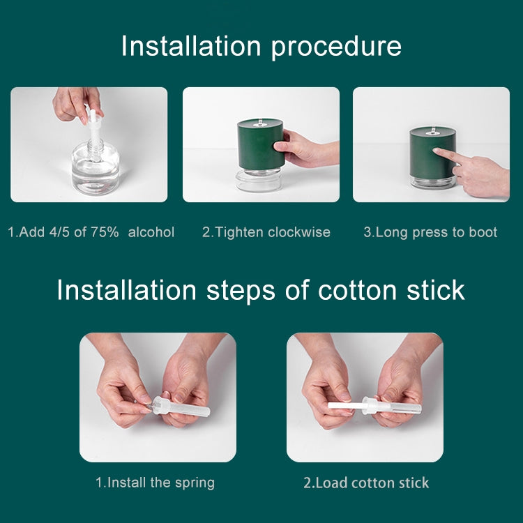 USB Smart Induction Ultrasonic Spray Humidifier with LED Indicator