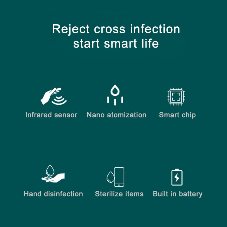 USB Smart Induction Ultrasonic Spray Humidifier with LED Indicator