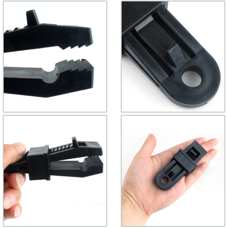 20 PCS Outdoor Tent Awnings Windproof Fixing Clip Multifunctional Wind Rope Buckle