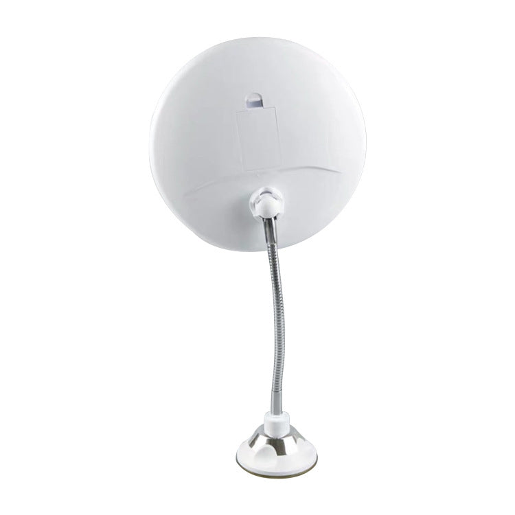 Suction Cup Type LED Lighted Makeup Mirror Flexible Wall Mounted Folding Mirror