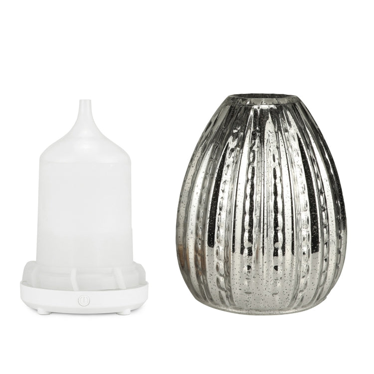 100ml Creative Vase Shape Aromatherapy Machine 3D Glass Humidifier Automatic Alcohol Sprayer with Colorful LED Lamp