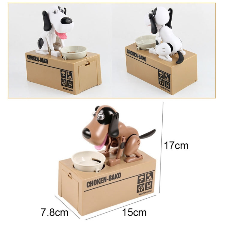 Creative Cartoon Edacious Puppy Automatic Money Eating Coin Saving Box