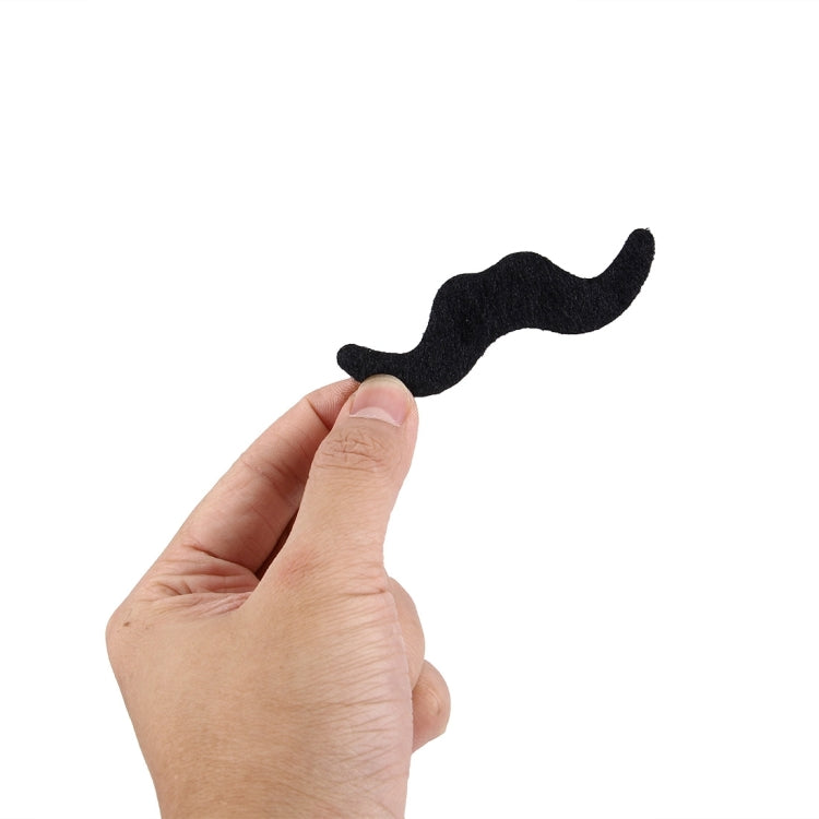 12 in 1 Funny Halloween Props Self-adhesive Fake Mustaches Kit