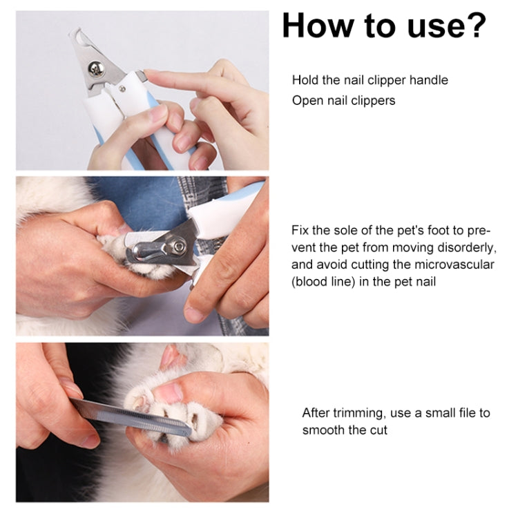 Pet Nail Clippers and Polisher Set, Size: Small