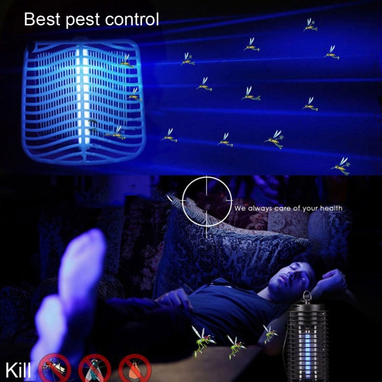 3W Microwave Insect Killer Electric Mosquito Fly Bug Insect Control with Trap Lamp, AC  220V, EU Plug