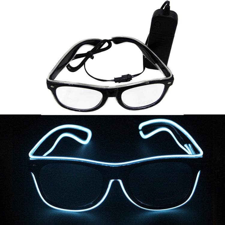 New Style LED Multi-color Fluorescent Glow Glasses EL Flashing Glasses, Sound Control Type, Random Color Delivery