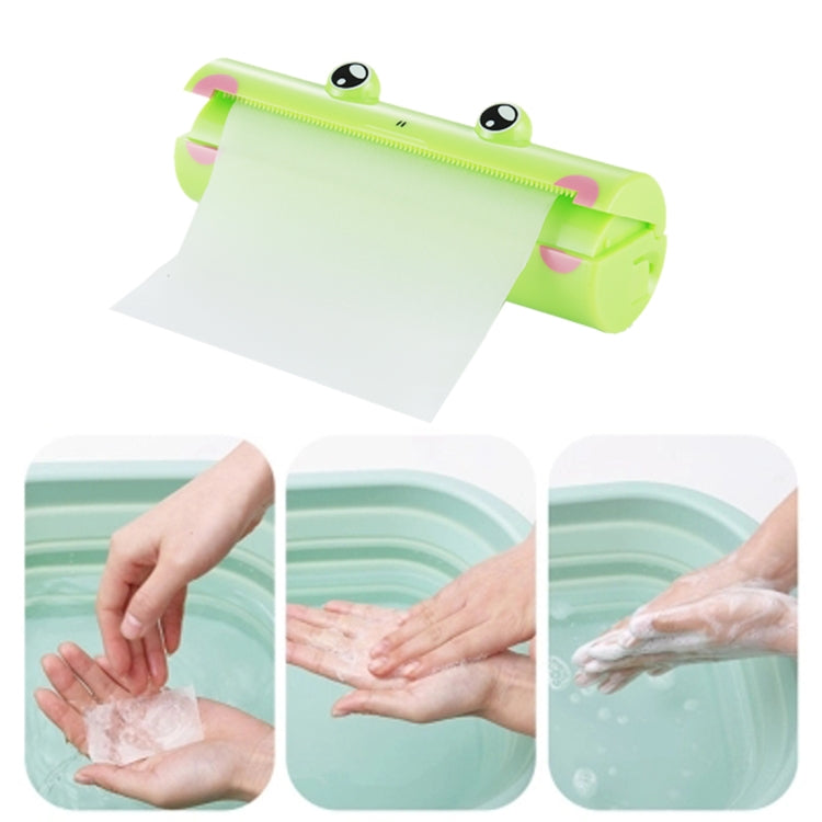 1.2m Frog Pattern Hand Washing Convenient Scented Soap Sheets, Random Color Delivery Delivery
