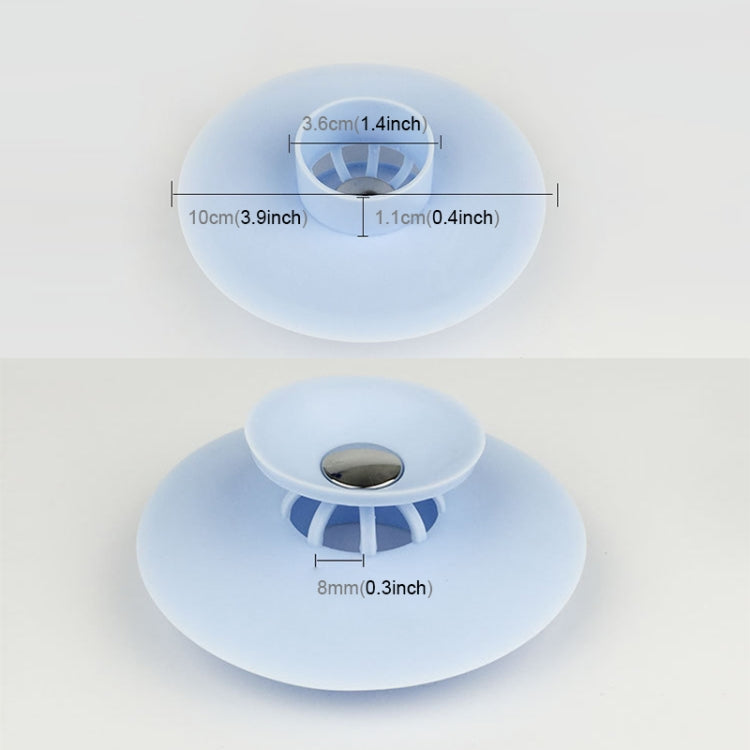 2 PCS Silicone Drain Stopper Deodorant Sink Bathtub Floor Drain Protector